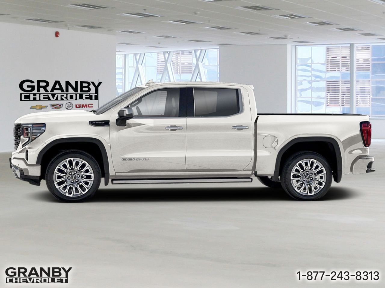 2026 GMC GMC K1500 SIERRA CREW CAB K1500 SIERRA CREW CAB DENALI ULTIMATE S/BOX (5SB) | 26-1113 White Granby - photo #1