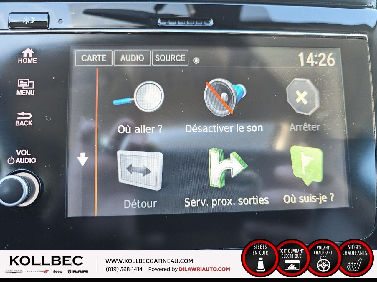 HONDA FIT EX-L Navi 2018 Rouge Ottawa & Gatineau - photo #7