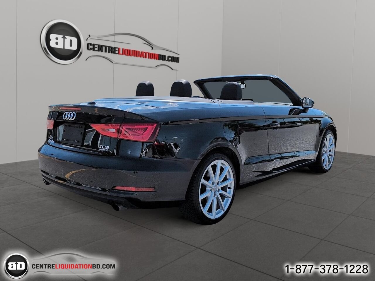 2015 Audi A3 2.0T Progressiv TSI QUATTRO CONVERTIBLE | BD0240 Black Granby - photo #4