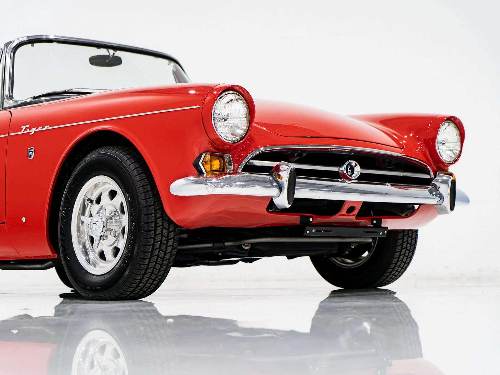 Sunbeam Tiger Unrestored with single repaint **PRIX EN USD** 1967 Rouge Montréal - photo #34