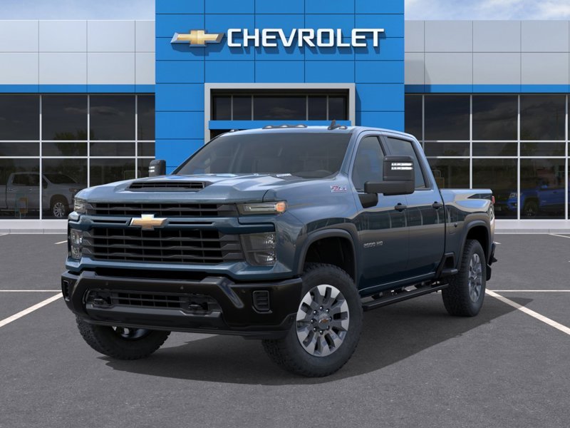 CHEVROLET Silverado 2500HD Custom cabine multiplace 4RM 159 po 2026 BLEU RIVERAIN METALLISE Gatineau - photo #5
