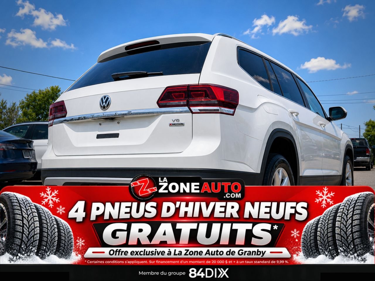 2019 Volkswagen Atlas V6 White Granby - photo #6