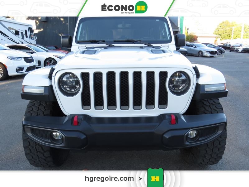 Jeep Wrangler Unlimited Rubicon AUTO A/C CUIR NAV MAGS CAM RECUL 2018 Blanc
