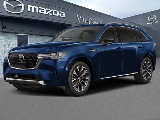 Mazda CX-90 hybride rechargeable Signature TI 2026 Bleu cristal foncé mica