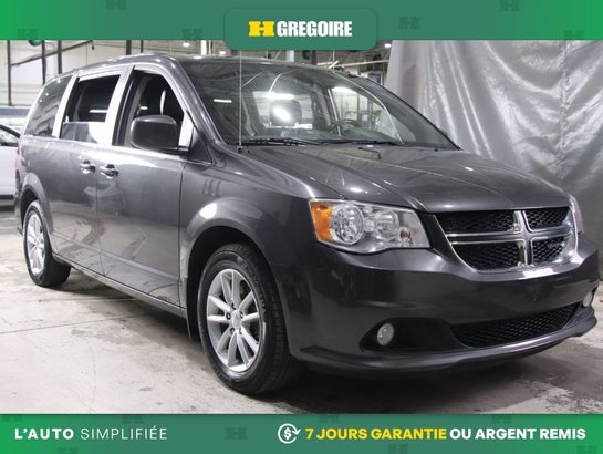 2019 Dodge GR Caravan SXT Premium Plus AUTO A/C MAGS CUIR NAV CAM RECUL Grey