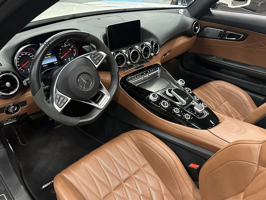 2018 Mercedes-Benz AMG GT C | Exclusive Saddle Brown Diamond Stitched Nappa Leather White