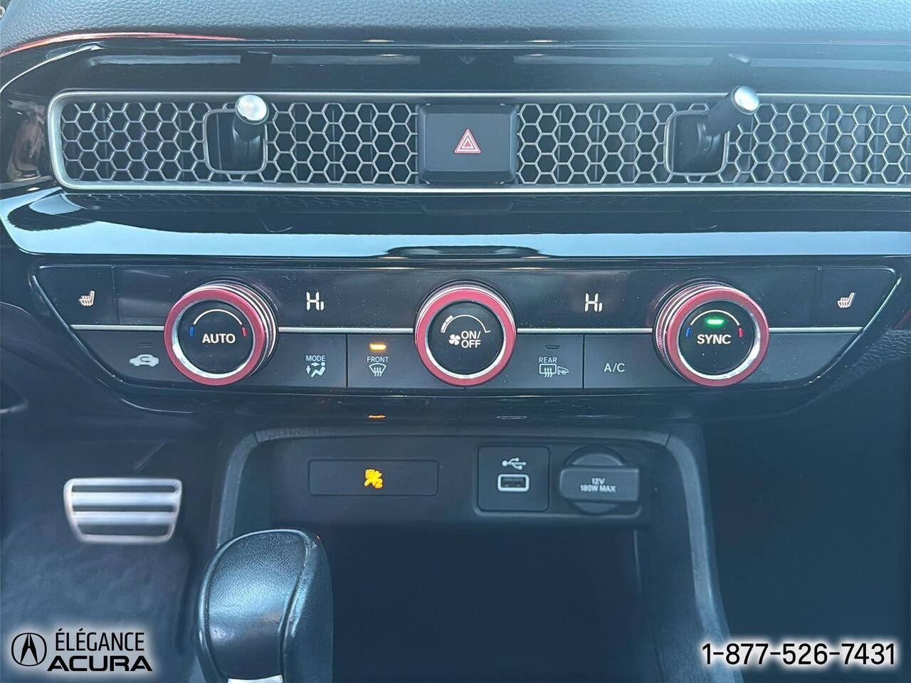 2022 Honda Civic Berline Sport CVT | A8935 Red Granby - photo #17
