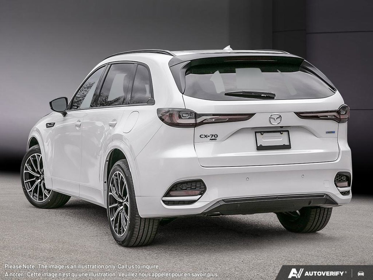 Mazda CX-70 hybride rechargeable JM3KJDHA3T1208910 2026 Blanc rhodium métallisé Mirabel - photo #3