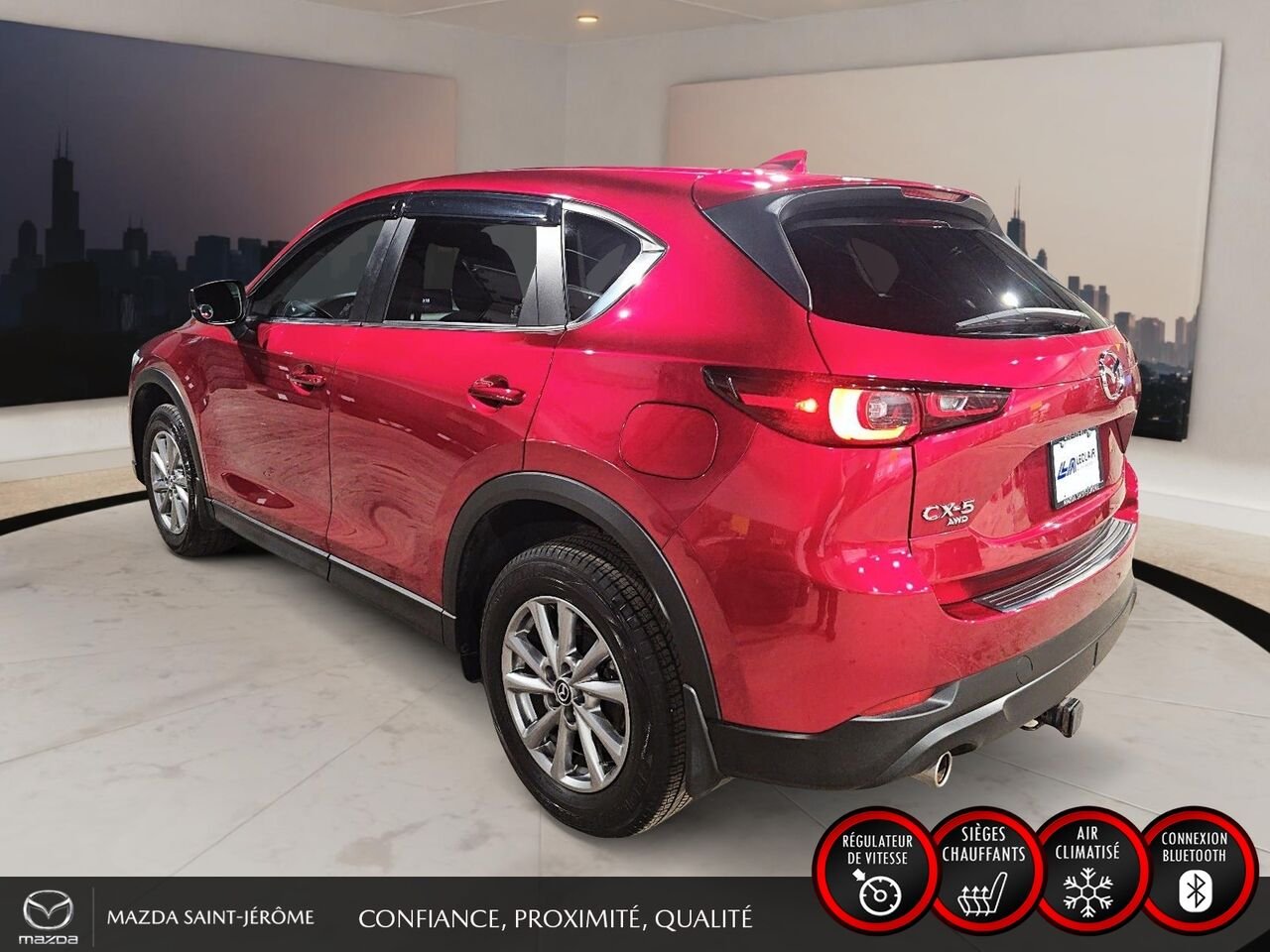 Mazda CX-5 GX | 1 PROPRIÉTAIRE | JAMAIS ACCIDENTÉ | AWD | MAGS 2023 Rouge Saint-Jérôme - photo #8