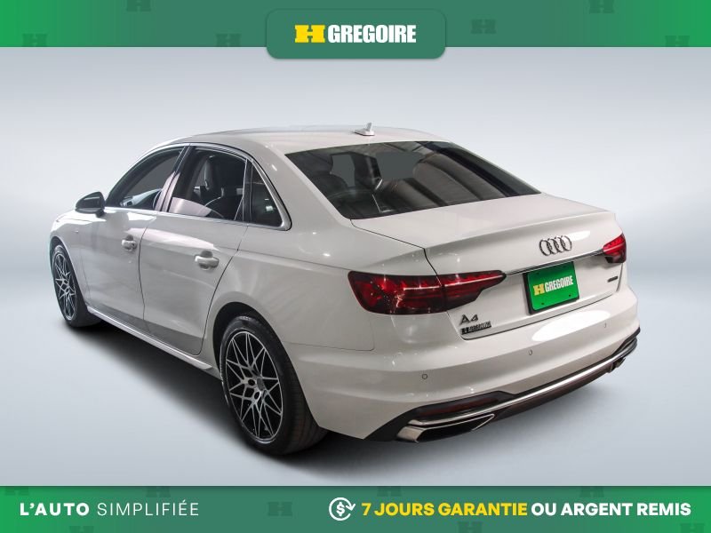 Audi A4 821431 | PROGRESSIVE AWD AUTO A/C CUIR TOIT NAV MAGS 2020 Blanc Laval - photo #4