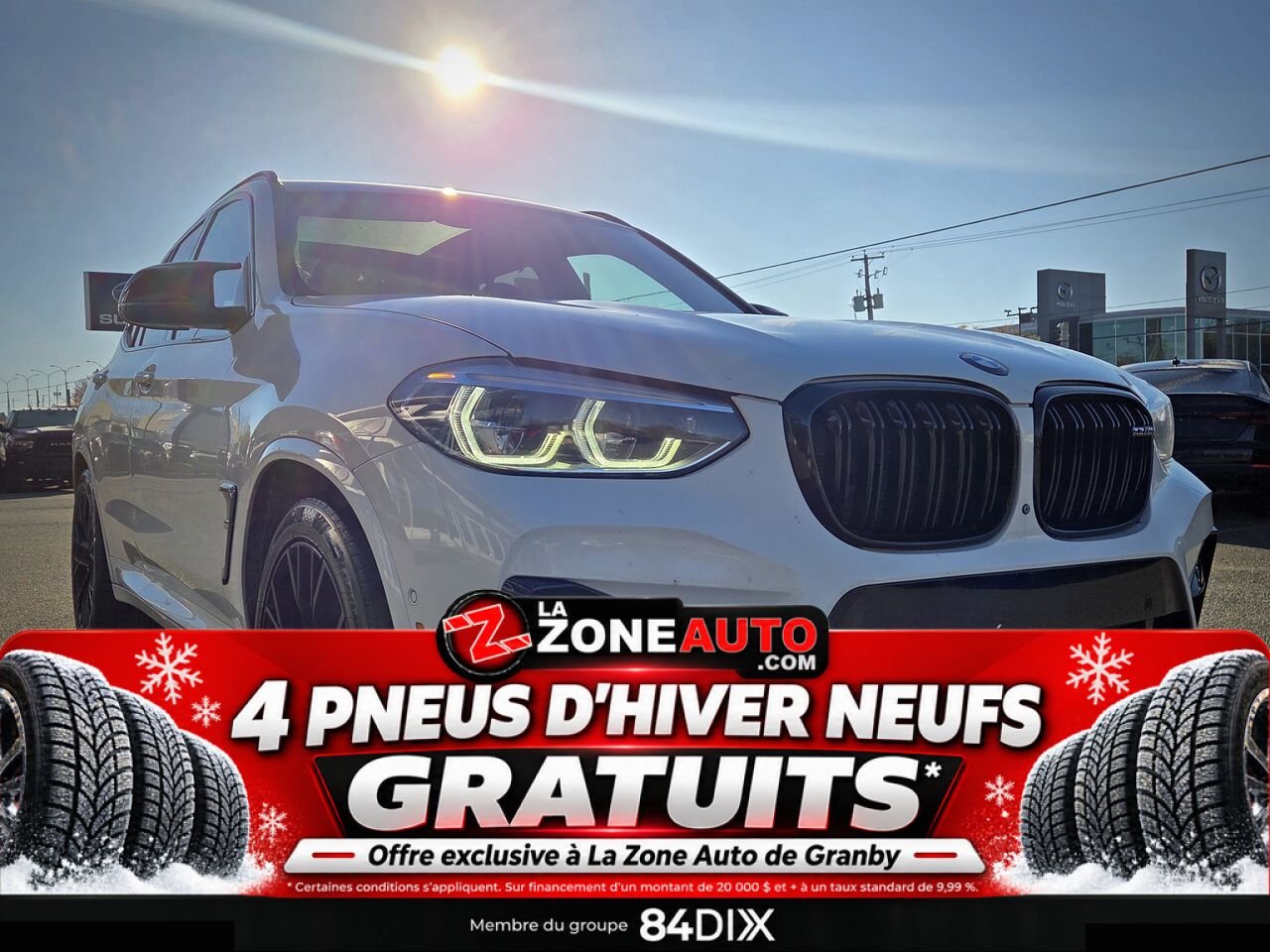BMW X3 M COMPETITION 2020 Blanc Granby - photo #8