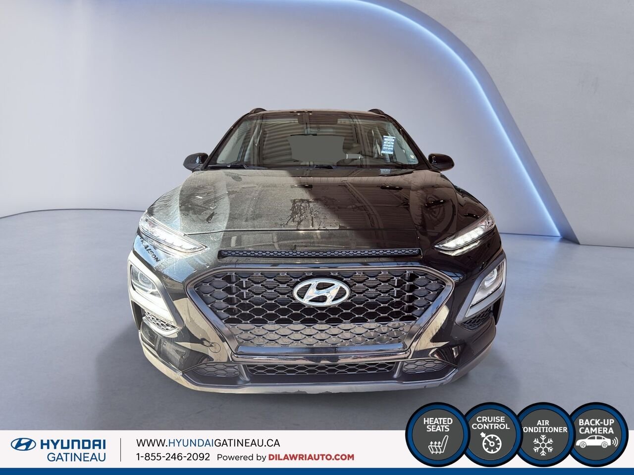 2021 Hyundai Kona Black Gatineau - photo #1