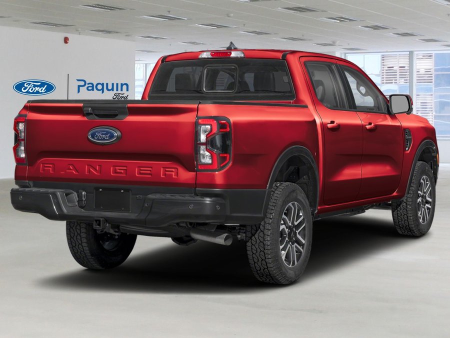 Ford Ranger LARIAT cabine SuperCrew 4RM caisse de 5 pi 2026 Rouge rubis métallisé teinté verni