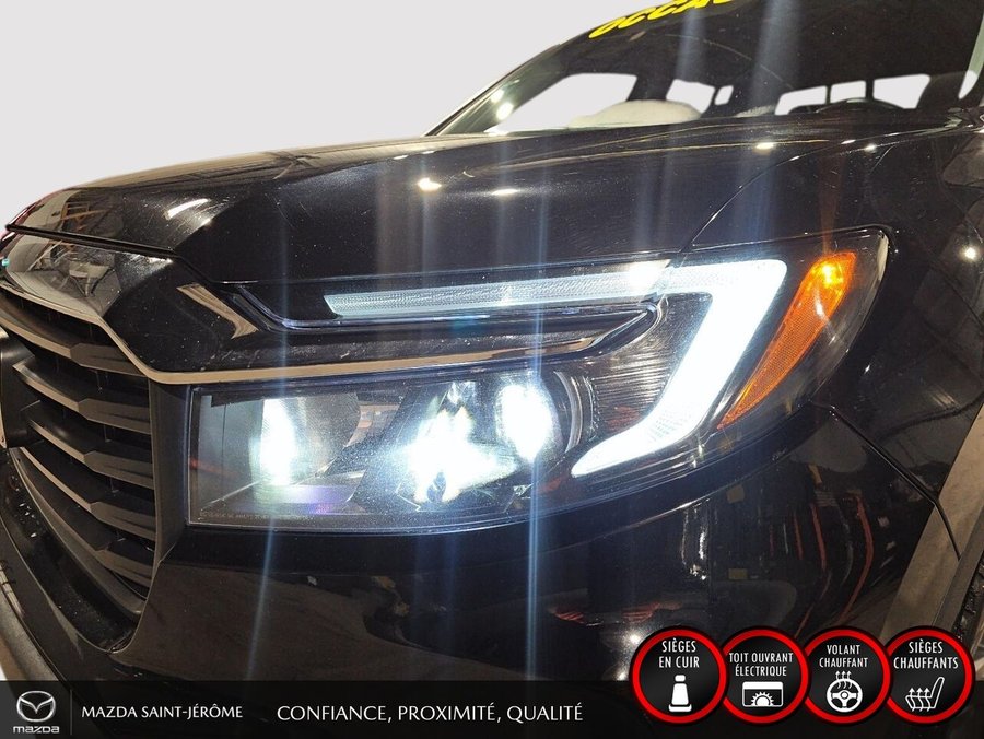 2022 Honda Ridgeline EX-L | 4X4 | TOIT OUVRANT | CUIR | VOLANT CHAUFFANT | DÉMARREUR À DISTANCE Black