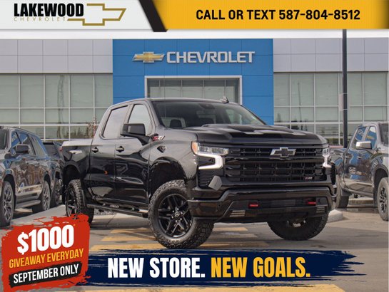 2024 Chevrolet Silverado 1500 LT Trail Boss 6.2L Z71 | Heated Bucket Seats Black