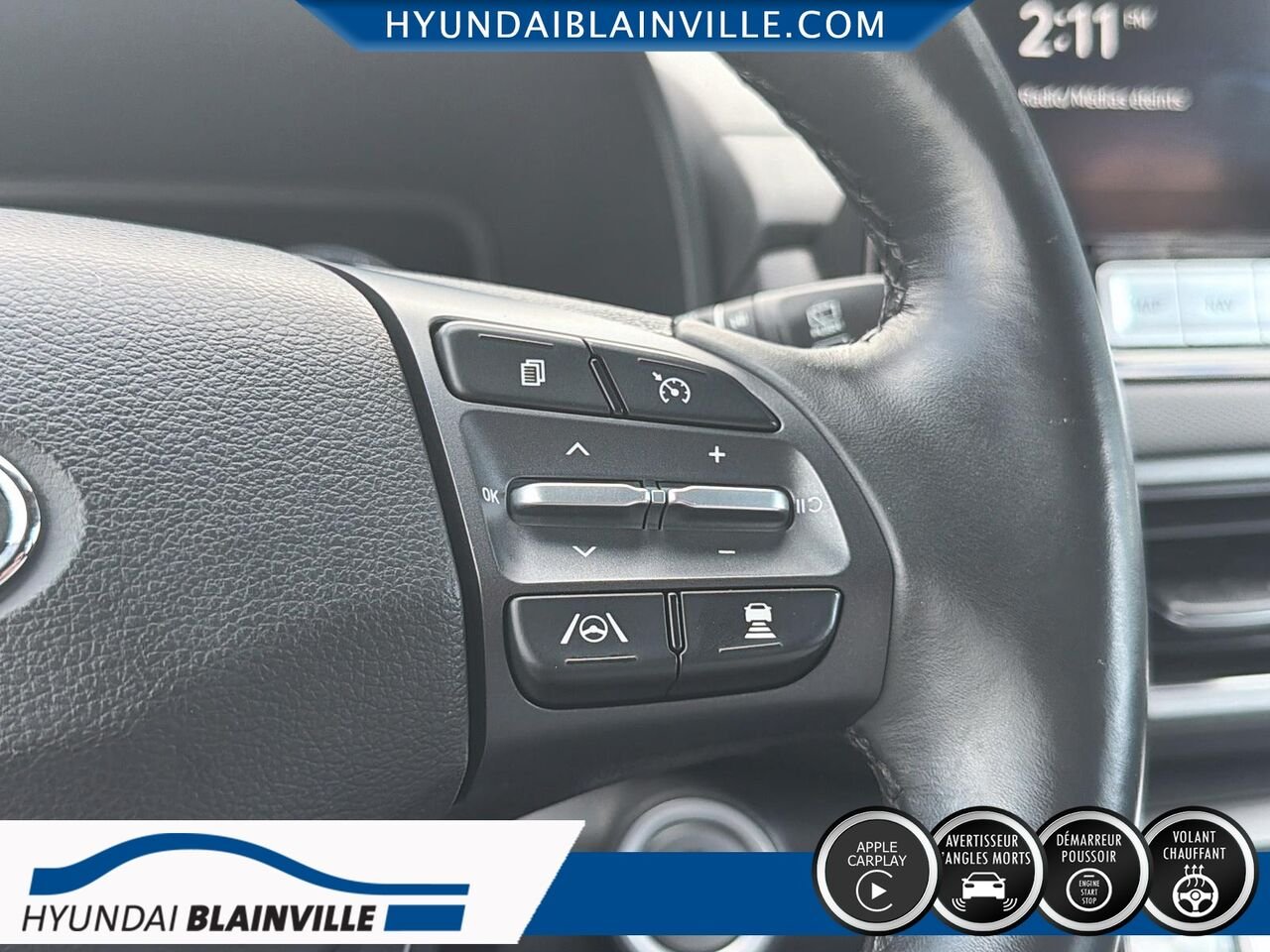 Hyundai Kona électrique 2023 Blanc Blainville - photo #14