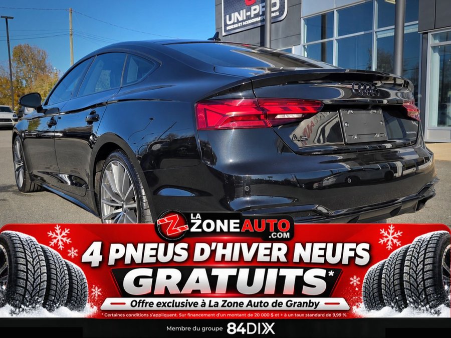 Audi A5 Sportback NOUVELLE ARRIVAGE!! + JAMAIS ACCIDENTÉ 2020 Noir