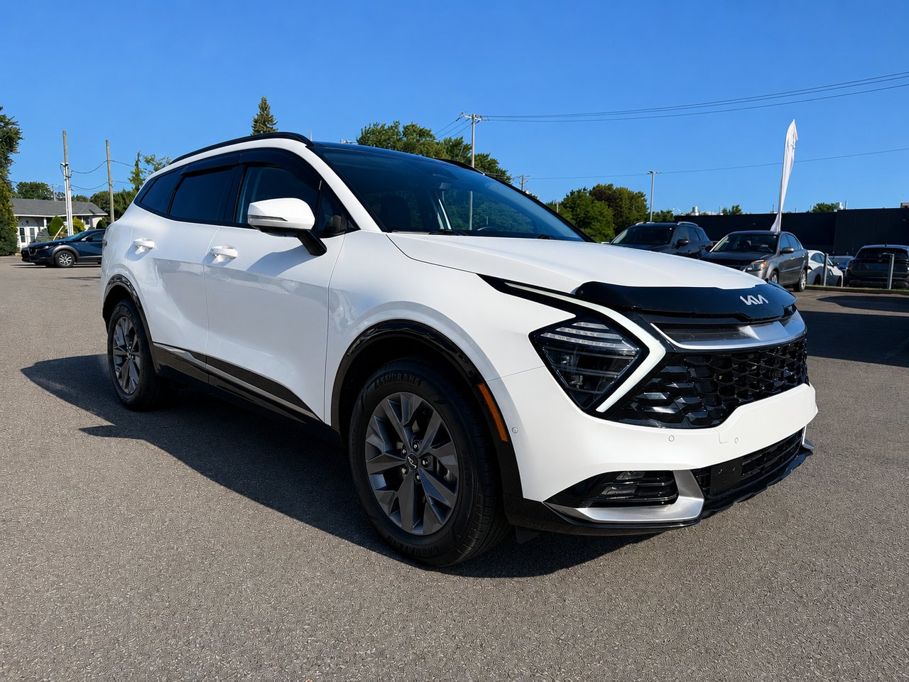Kia Sportage hybride SX 2023 Blanc Châteauguay - photo #3