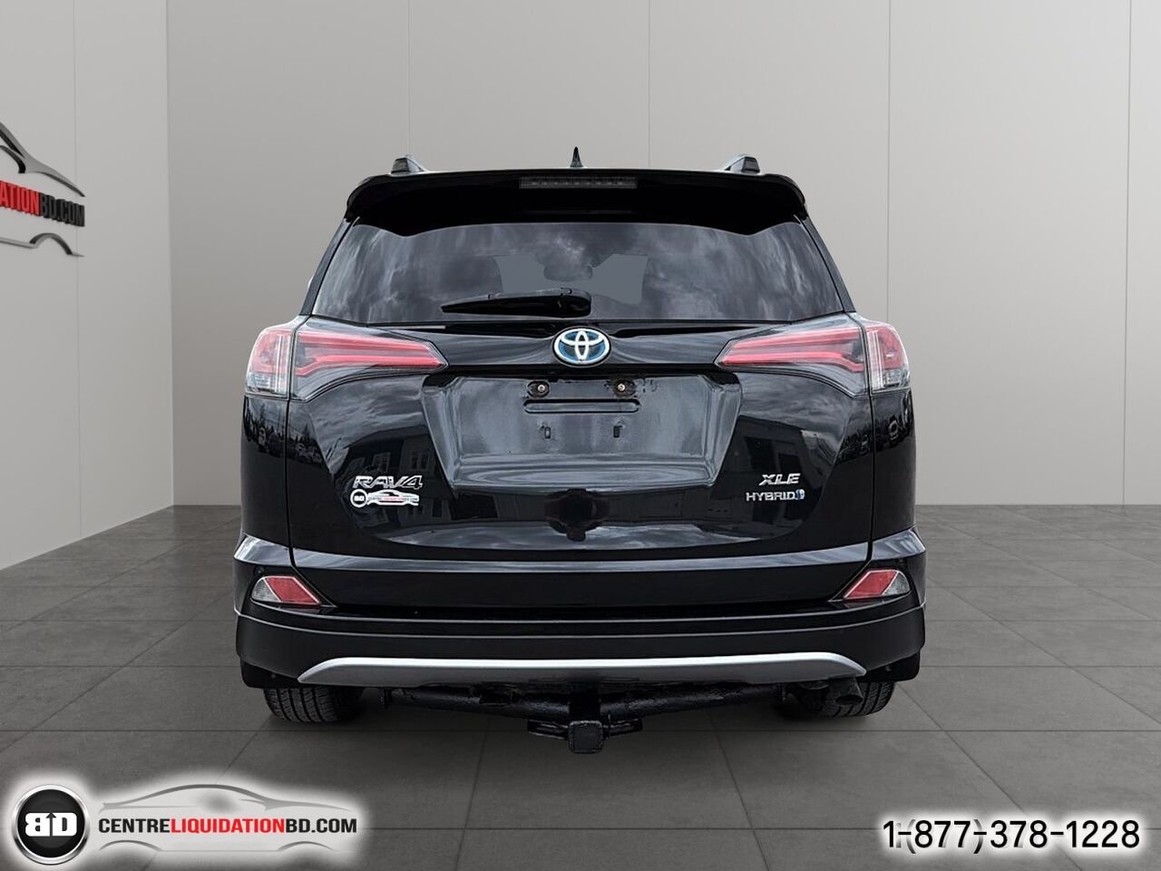 2017 Toyota RAV4 Hybrid LE+ 4 portes | BD0221 Black Granby - photo #6