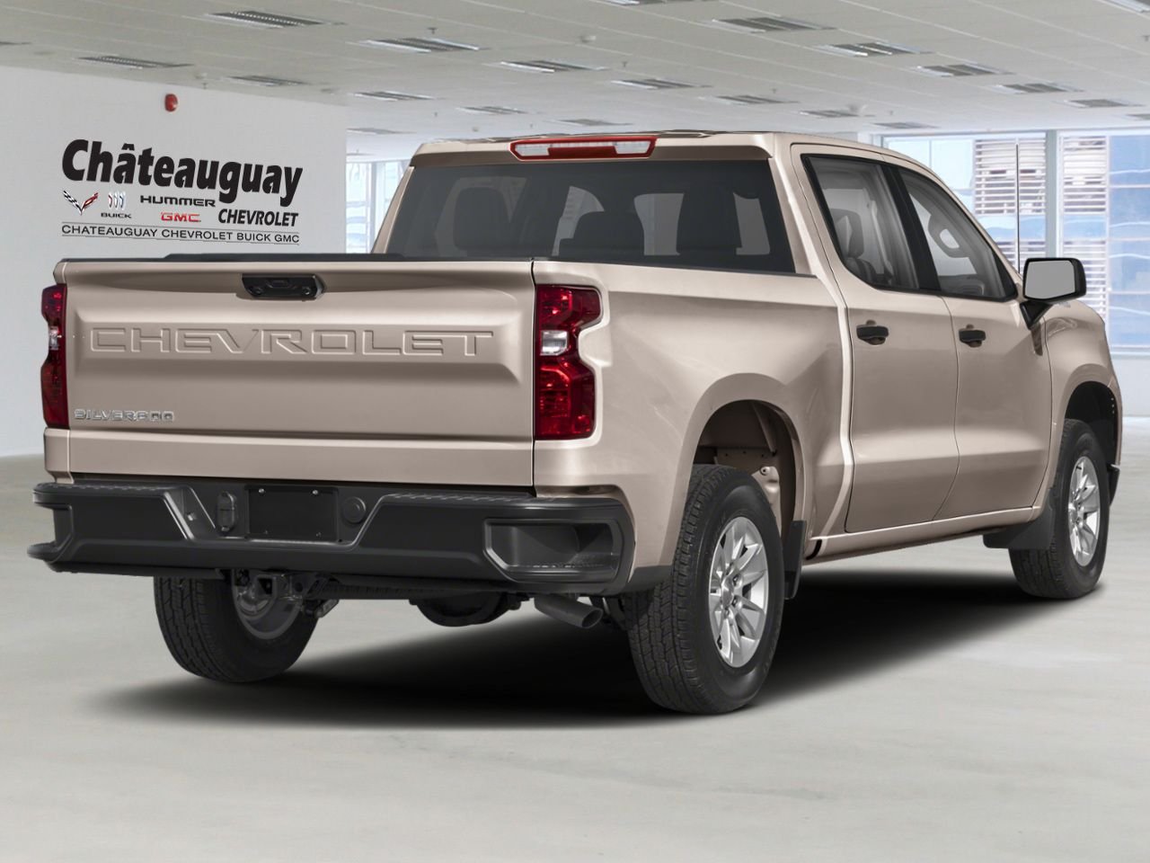 CHEVROLET Silverado 1500 K1500 SILVERADO CREW CAB CUSTOM STD/BOX (1CX) TK 2026 Sables blancs Châteauguay - photo #2