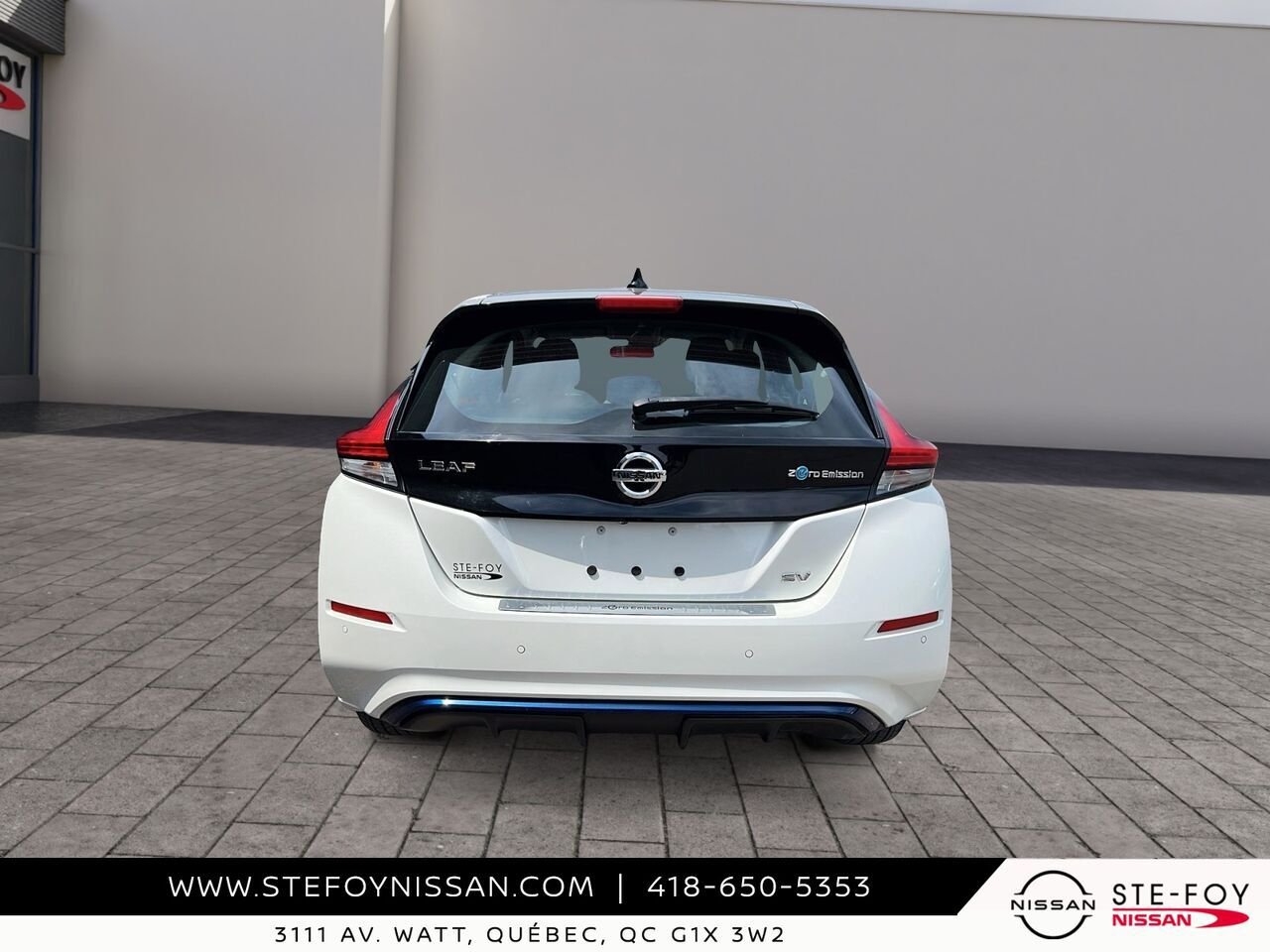 Nissan LEAF SV 40 KWH 2021 Blanc Ste-Foy - photo #2