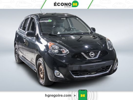 2017 Nissan MICRA S GR ÉLEC A/C BLUETOOTH CAMÉRA Black