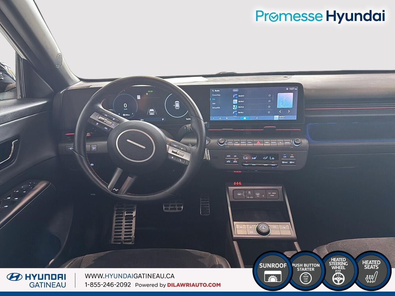 2024 Hyundai Kona White Gatineau - photo #8