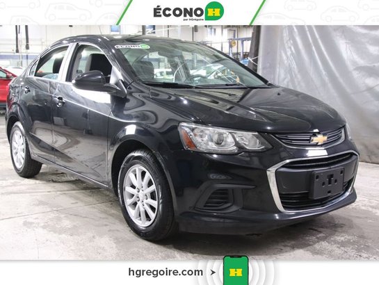 2018 Chevrolet Sonic LT AUTO A/C GR ELECT MAGS CAMERA BLUETOOTH Black