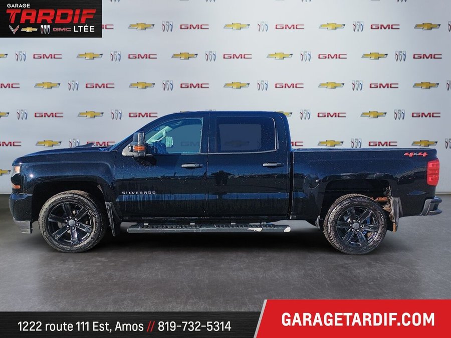 CHEVROLET SILVERADO CABINE MULTIPLACE 4RM PERSONNALISEE 2018 Noir