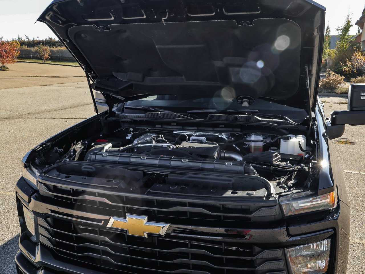 2026 Chevrolet Silverado 2500HD 4WD Crew Cab 159 Custom Black Sherwood Park - photo #9