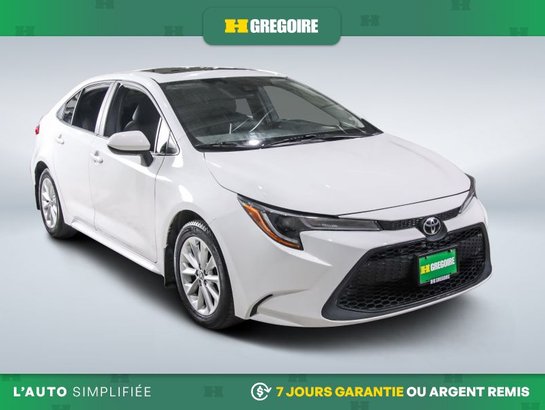 2021 Toyota Corolla LE AUTO A/C MAGS TOIT CAM RECUL BLUETOOTH White