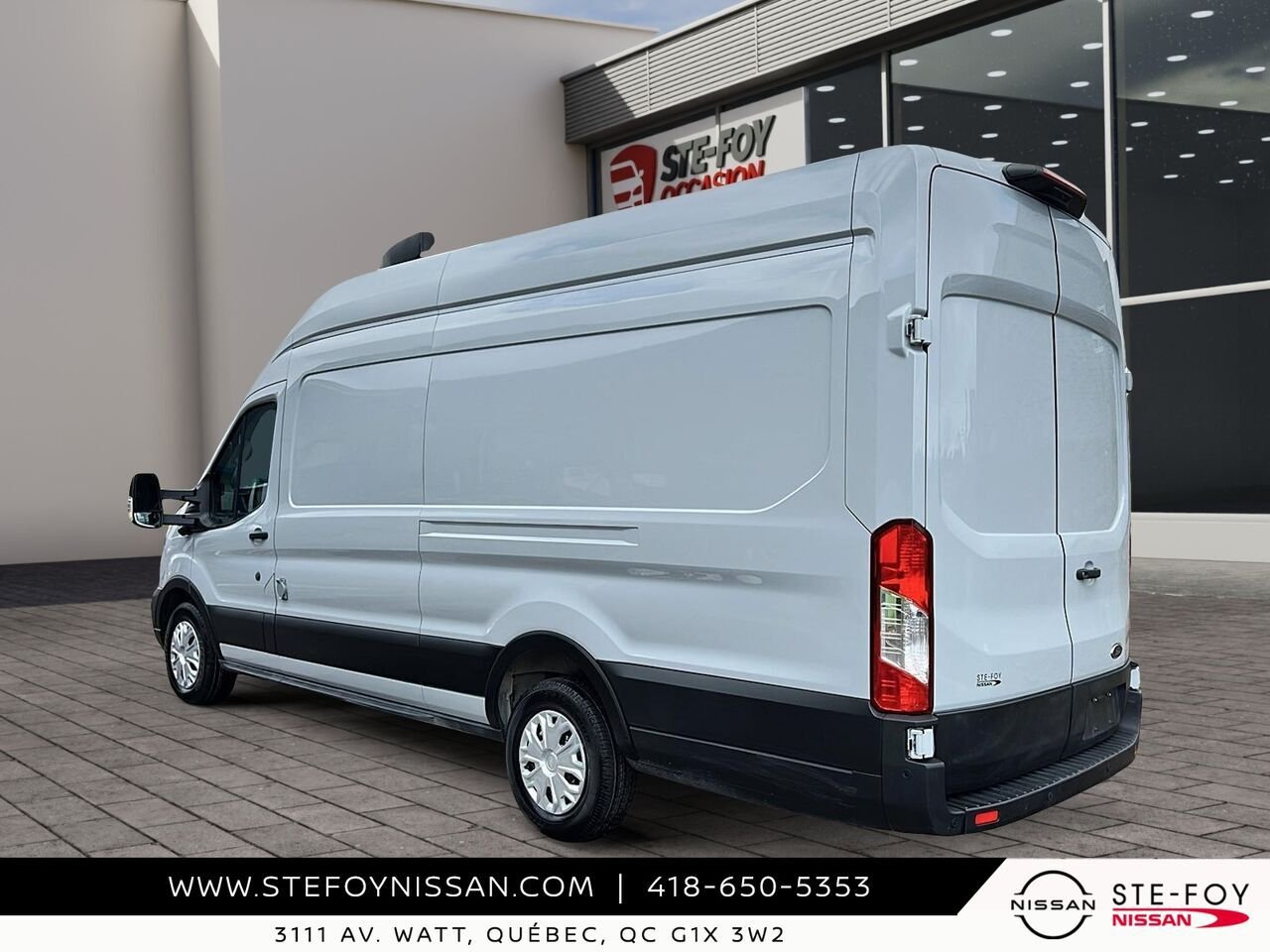 2022 Ford E-Transit Toit surélevé White Ste-Foy - photo #3