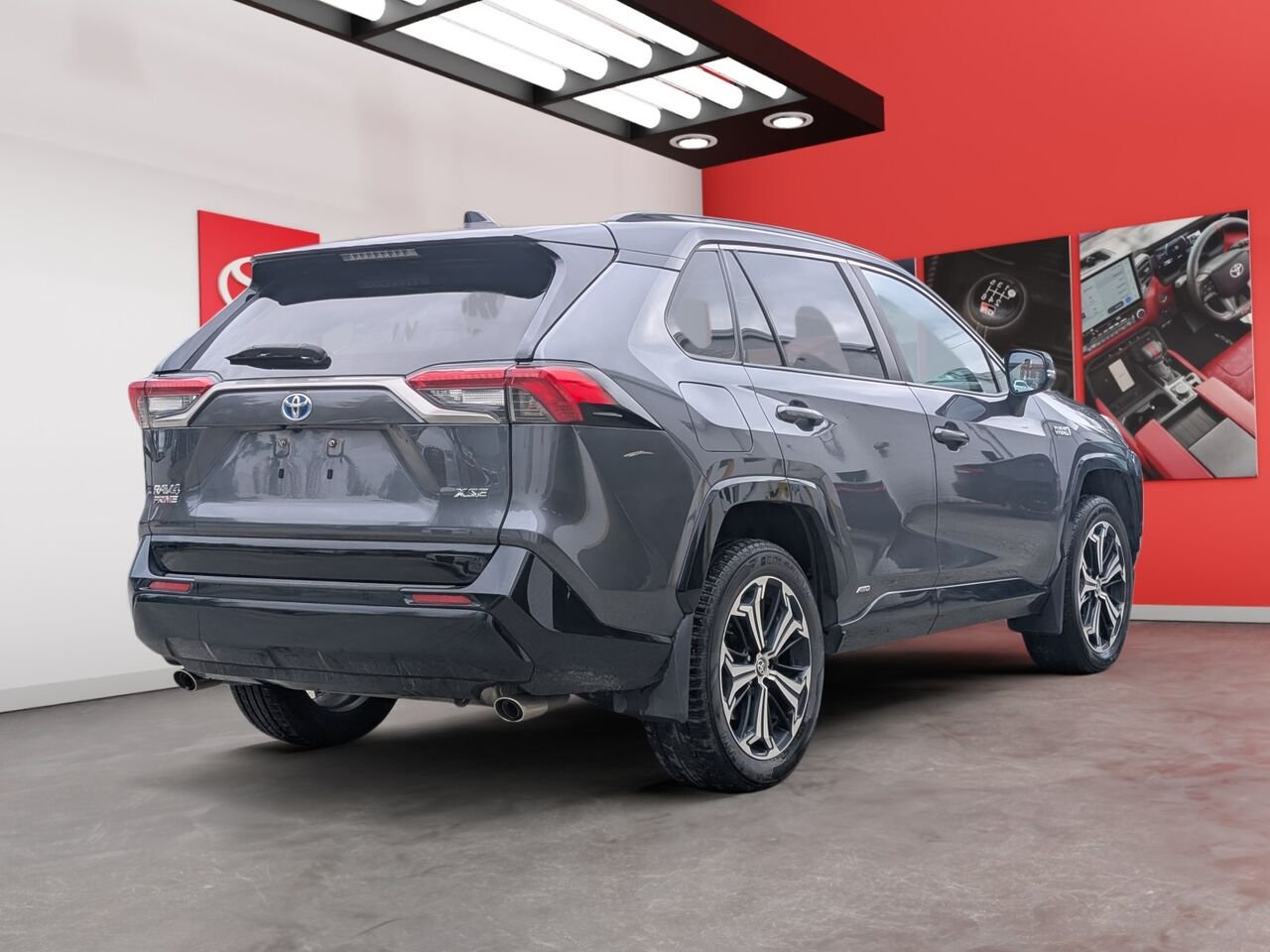 Toyota RAV4 Prime XSE PRIME-HYBRIDE BRANCHABLE/SIÈGES CHAUFFANTS/TOIT OUVRANT/VOLANT CHAUFFANT/AC BIZONE 2021 Gris Sherbrooke - photo #3