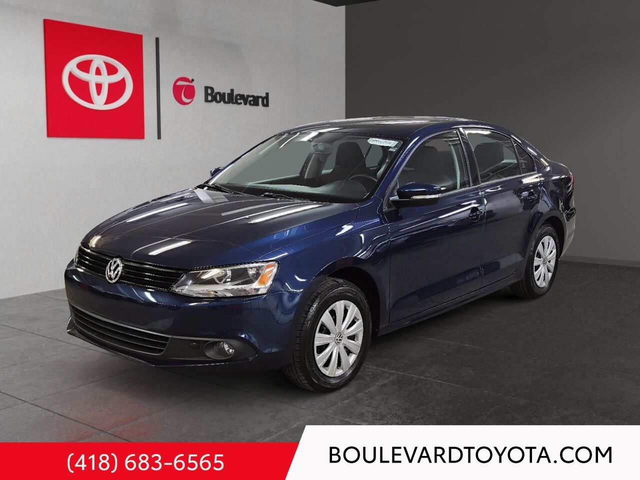 Blue 2014 Volkswagen Jetta Sedan Manual