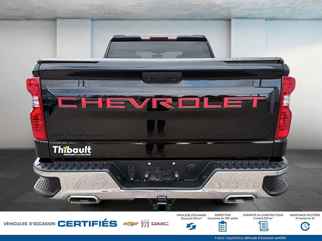 2021 CHEVROLET SILVERADO 1500 LT cabine multiplace 4RM 157 po Black Montmagny - photo #2