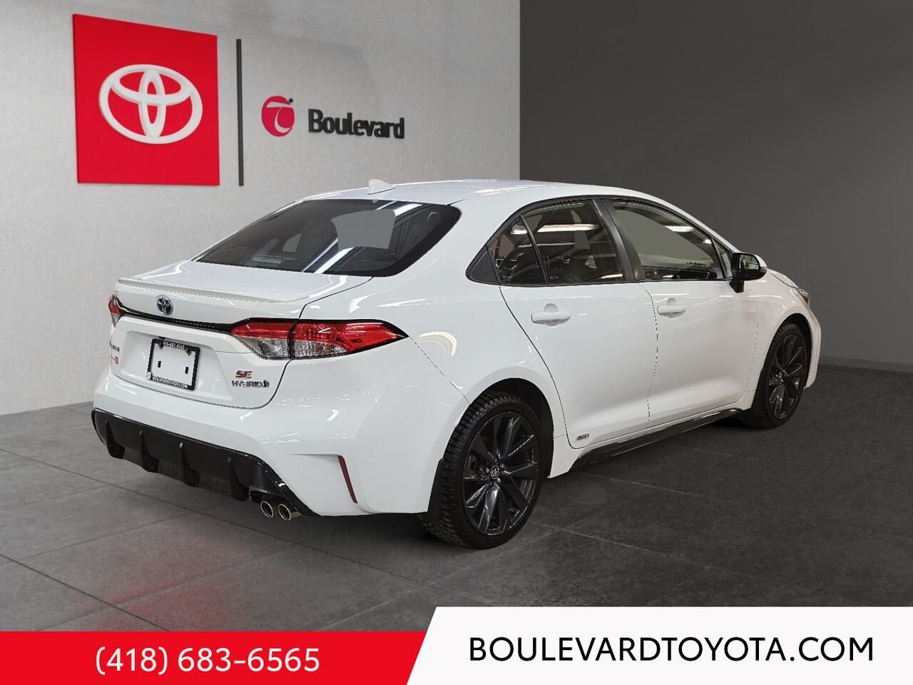 Toyota Corolla Hybride 100561A-114 | SE, AWD 2023 Blanc Québec - photo #3