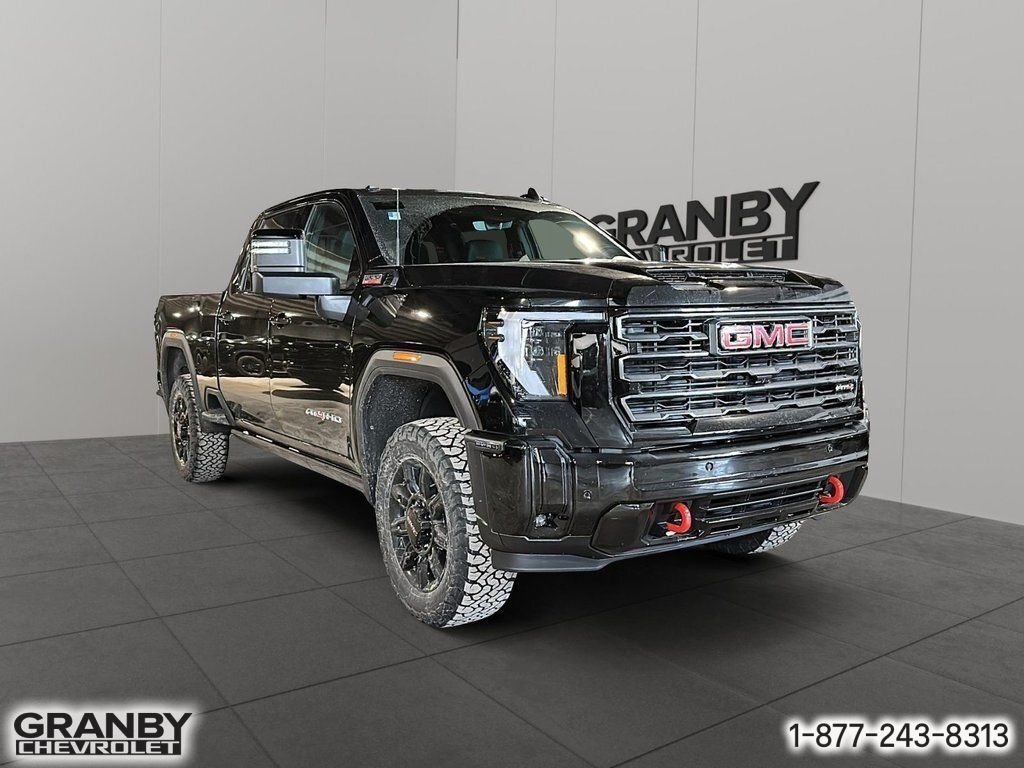 GMC Sierra 2500HD K2500 HD SIERRA CREW CAB AT4 STD/BOX DURAMAX (4SB) | 2026 Noir Granby - photo #2