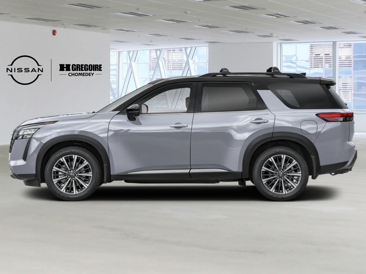2026 Nissan Pathfinder Boulder Gray Pearl/Super Black Laval - photo #1