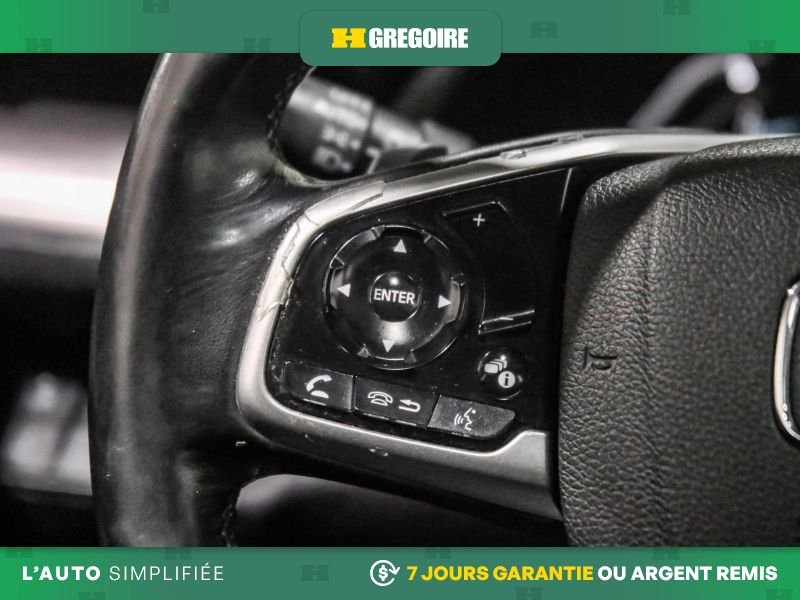 Honda Civic 820731 | Touring AUTO AC CUIR TOIT NAV MAGS CAM RECUL BLEUT 2019 Gris Laval - photo #20