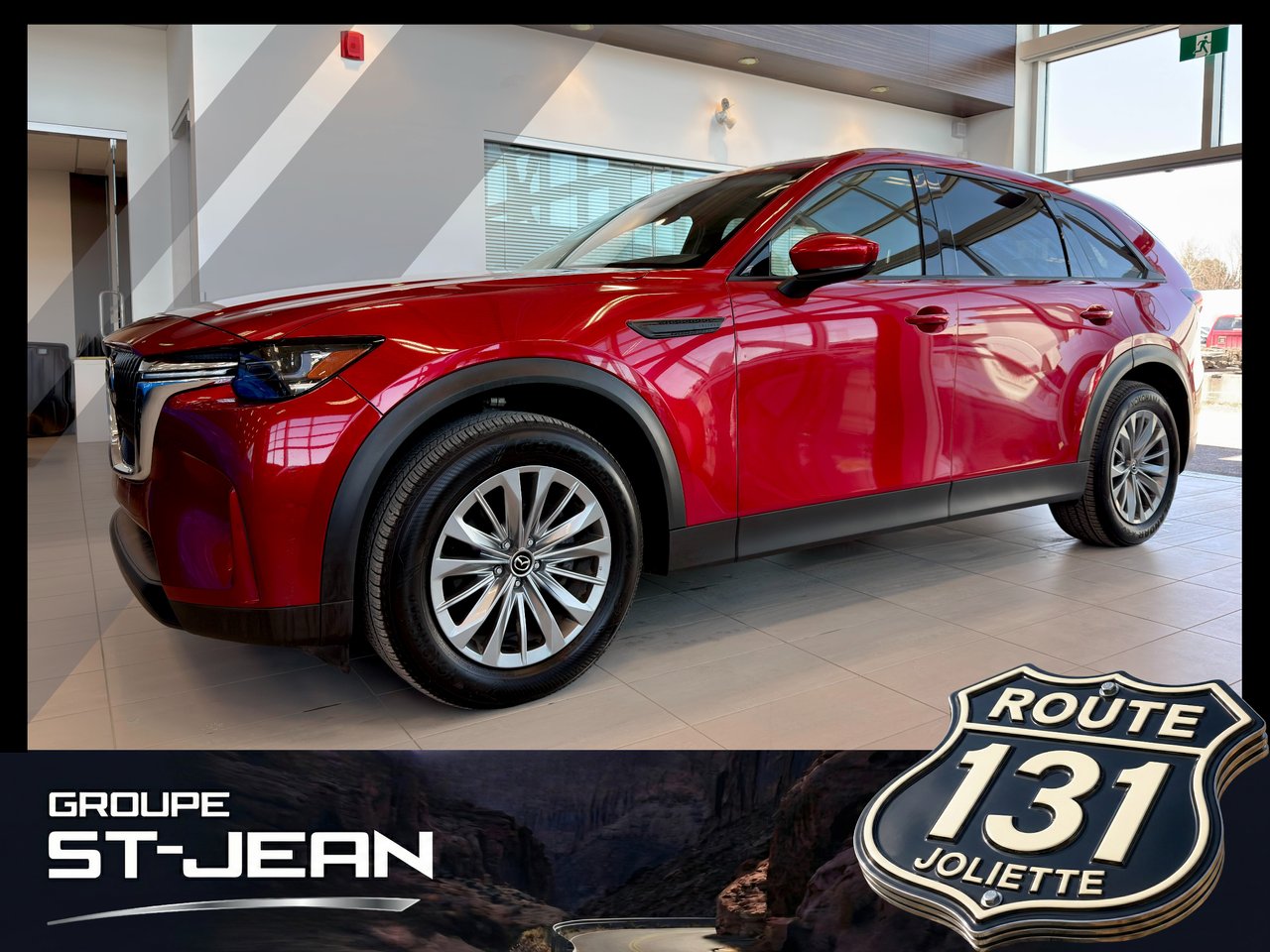 2024 Mazda CX-90 hybride léger Red Notre-Dame-des-Prairies - photo #0