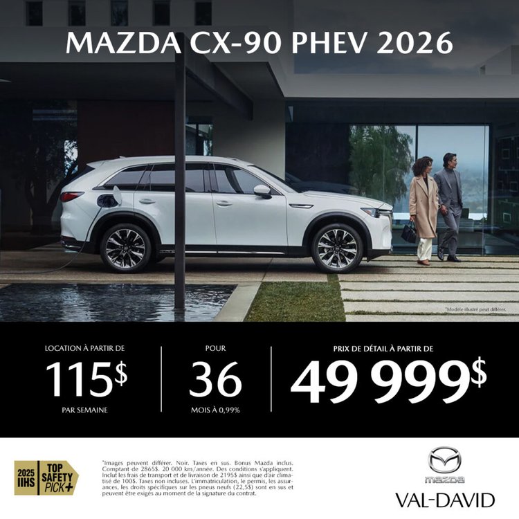 Mazda val david promo septembre CX 90 PHEV 2026 1024x1024