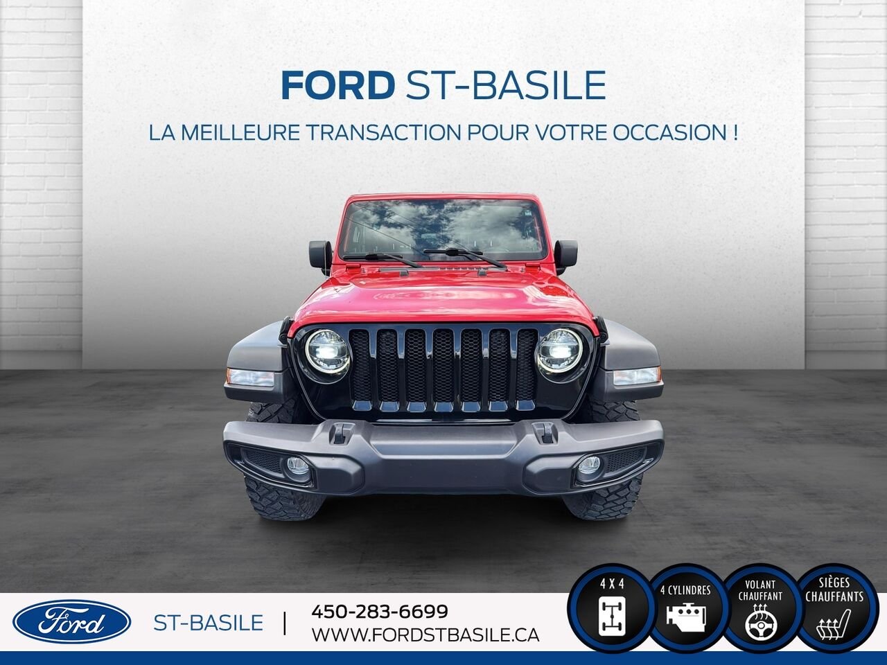 2021 JEEP WRANGLER Red Saint-Basile-le-Grand - photo #11
