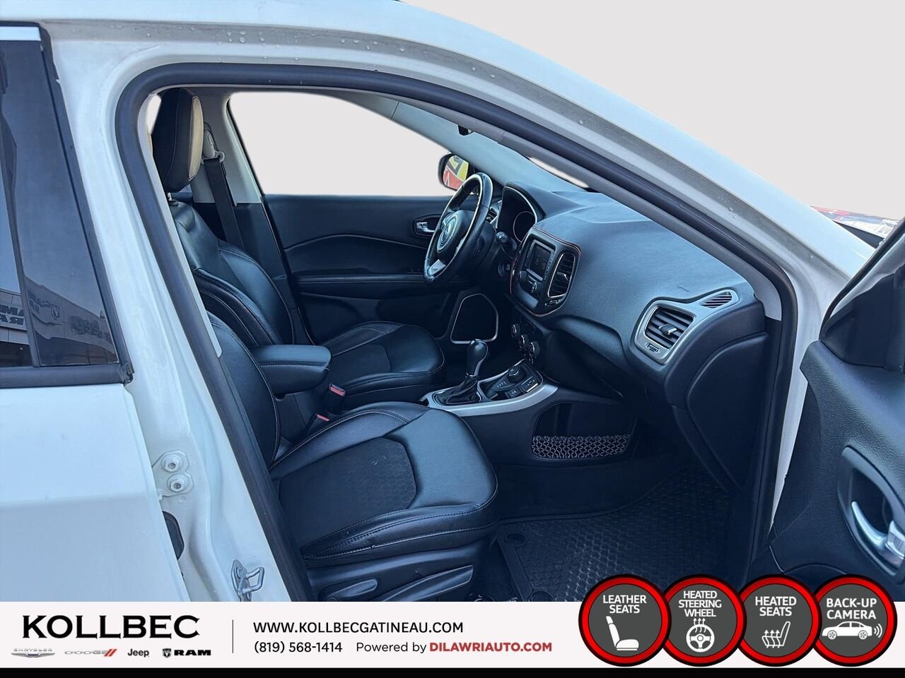 2018 Jeep Compass U19570 | North 4x4 White Gatineau - photo #18