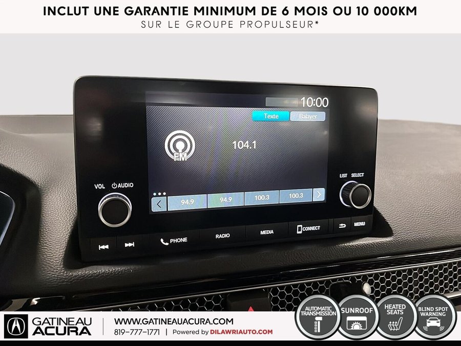 Honda Civic EX 2022 Noir