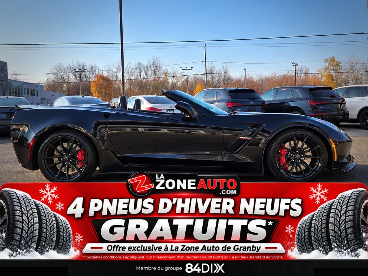 Chevrolet Corvette Grand Sport Convertible 2019 Noir Granby - photo #7