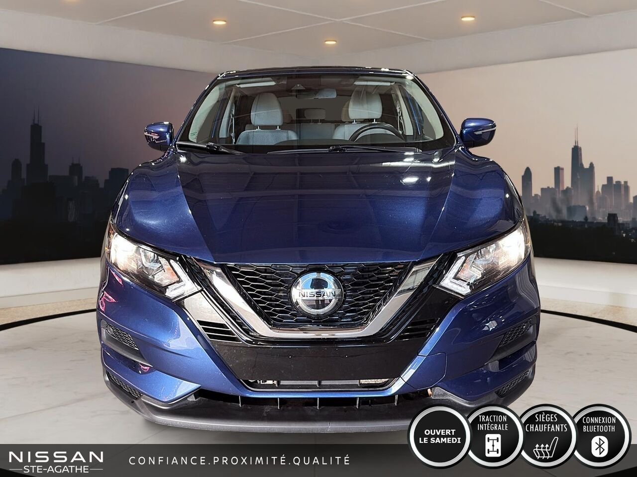 Nissan Qashqai S TI | JAMAIS ACCIDENTÉ | SIÈGES CHAUFFANTS | ANGLES MORTS | CAMÉRA DE RECUL 2023 Bleu Saint-Jérôme - photo #1
