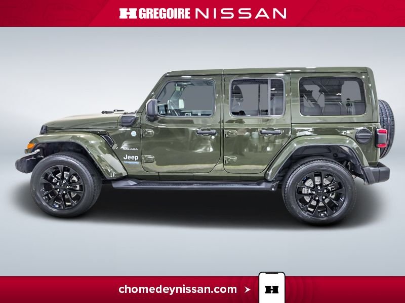 2022 Jeep Wrangler Unlimited Sahara * 4WD * Cuir Brun * 2 Toit Green