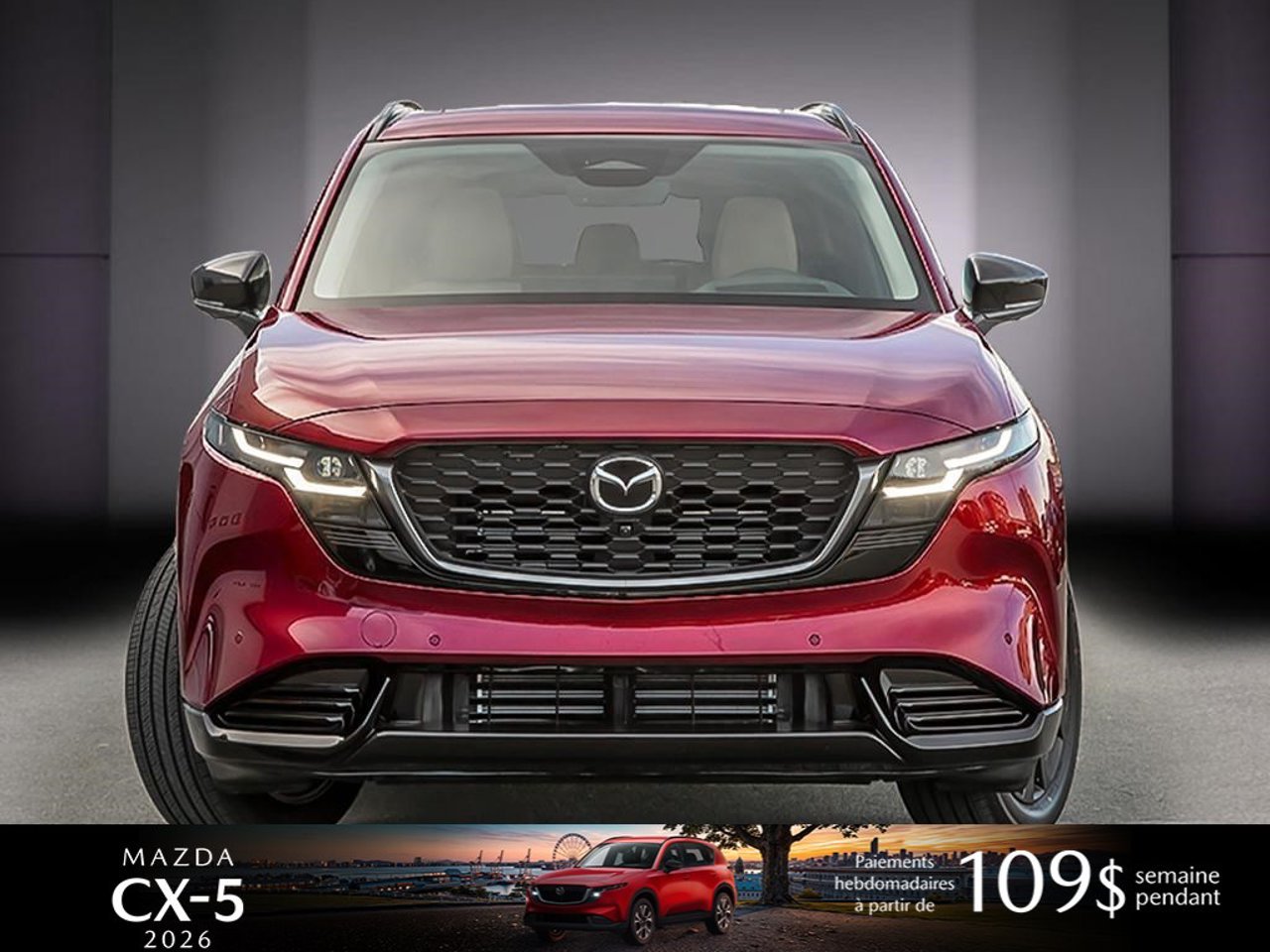 Mazda CX-5 JM3KMCHA7T0179872 2026 Rouge vibrant cristal métallisé Mirabel - photo #1