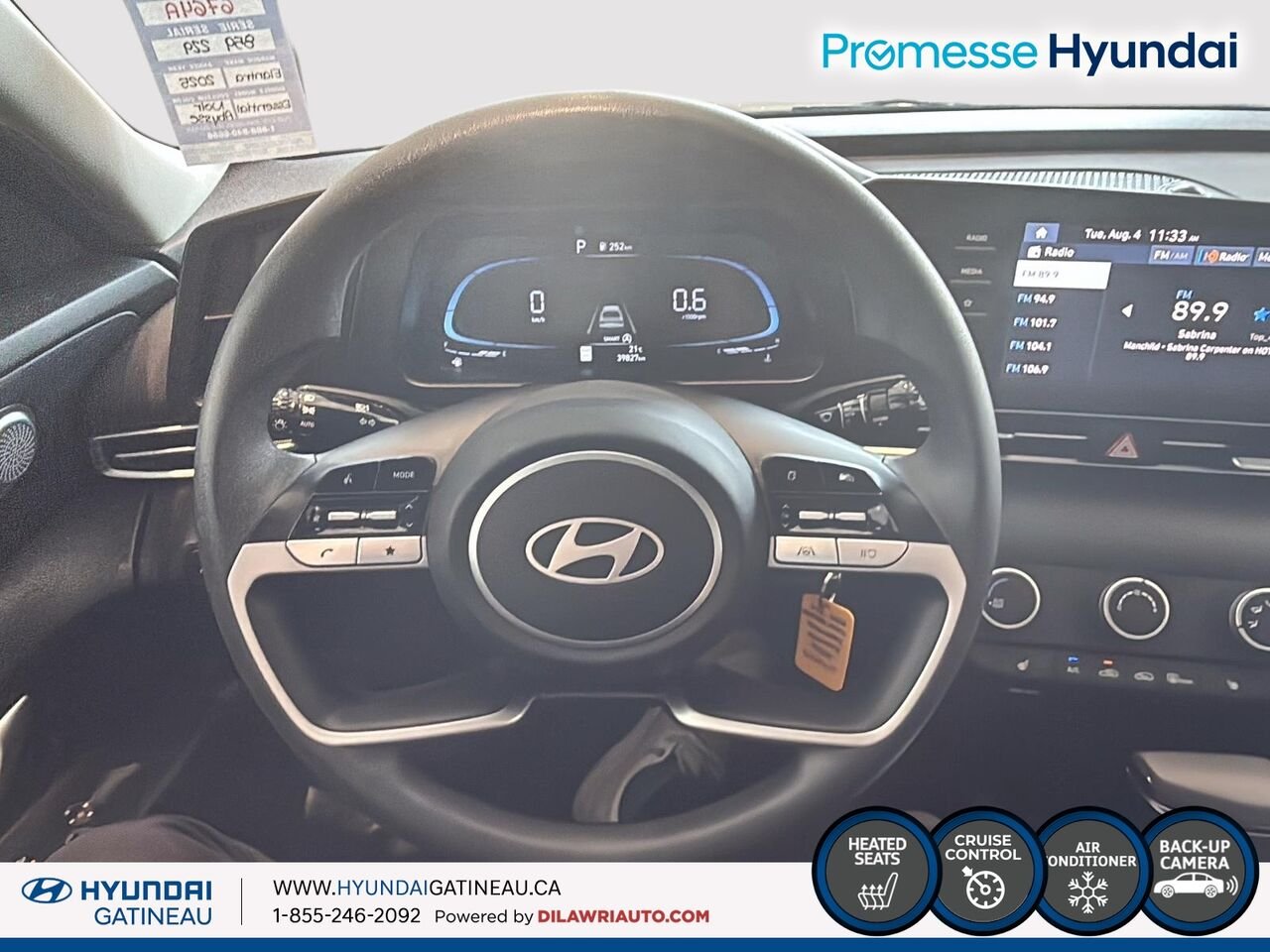 2025 Hyundai Elantra Black Gatineau - photo #9