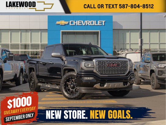 2018 GMC Sierra 1500 Denali 5.3L | Power Sunroof Black